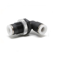PISCO PLASTIC PUSH-IN FITTING 1/2" TUBE UNION BULKHEAD ELBOW