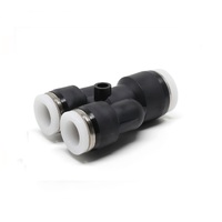 PISCO PLASTIC PUSH-IN FITTING 1/2" TUBE X 3/8" TUBE(2) UNION "Y"