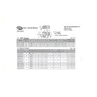 POL8-03 PISCO PLASTIC PUSH-IN FITTING 8MM TUBE X 3/8" BSPT MALE UNIVERSAL ELBOW (INNER HEX)