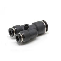 PISCO PLASTIC PUSH-IN FITTING 1/4" TUBE X 4MM TUBE(2) UNION "Y"