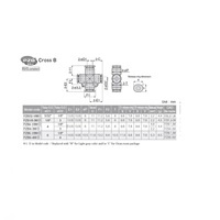 PZB4-1/8M PISCO MINI PLASTIC PUSH-IN FITTING 4MM TUBE(2) X 1/8" TUBE(2) UNION CROSS