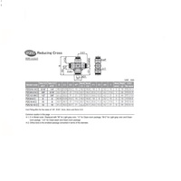 PZC8-6 PISCO PLASTIC PUSH-IN FITTING 8MM TUBE X 6MM TUBE(3) UNION CROSS