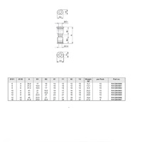 R412005061 NUMATICS/AVENTICS PLASTIC PUSH-IN FITTING 8MM TUBE X 4MM PLUG-IN REDUCER (OVAL)