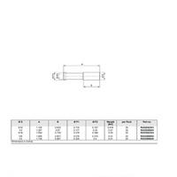 R432002353 NUMATICS/AVENTICS PLASTIC PUSH-IN FITTING 5/32" TUBE PLUG (OVAL)