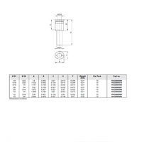R432000067 NUMATICS/AVENTICS PLASTIC PUSH-IN FITTING 1/4" TUBE X 3/8" PLUG-IN REDUCER (OVAL)