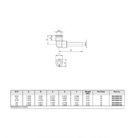 R432000192 NUMATICS/AVENTICS PLASTIC PUSH-IN FITTING 5/16" TUBE X 5/16" PLUG-IN ELBOW (OVAL)