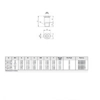 R432000317 NUMATICS/AVENTICS PLASTIC PUSH-IN FITTING 1/4" TUBE X 1/8" UNIV MALE (INNER HEX) (OVAL)