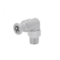 PISCO STAINLESS STEEL PUSH-IN FITTING 6MM TUBE X 1/8" BSPT MALE ELBOW