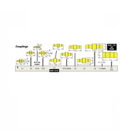 C1 MEM-CO BRASS FITTING 1/16" BARB UNION
