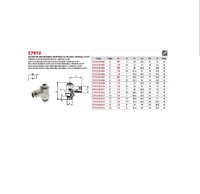 57910-6-1/4 AIGNEP NP BRASS FLOW CONTROL 6MM TUBE X 1/4" UNIV MALE METER IN, SCREW ADJ