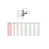 89953-04-02 AIGNEP NP BRASS FLOW CONTROL 1/4" TUBE X 1/8" NPT MALE METER OUT, SCREW ADJ