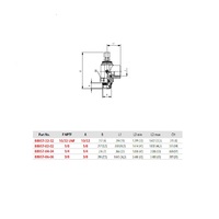 88957-06-06 AIGNEP NP BRASS FLOW CONTROL 3/8" TUBE X 3/8" UNIV MALE METER OUT, KNOB ADJ