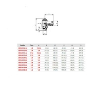 89963-53-32 AIGNEP NP BRASS FLOW CONTROL 5/32" TUBE X 5/32" UNIV MALE METER IN, SCREW ADJ