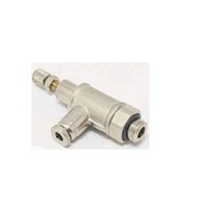 NUMATICS/AVENTICS NP BRASS FLOW CONTROL 1/4" TUBE X 1/8" NPT MALE METER OUT, KNOB ADJ
