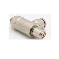 NUMATICS/AVENTICS NP BRASS FLOW CONTROL 1/4" TUBE X 1/8" NPT MALE METER OUT, SCREW ADJ