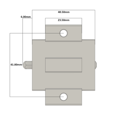 LSD15BK-F1S-N-D-M4 AIRTAC LOW PROFILE RAIL BEARING LSD 15MM SERIES, NORMAL ACCURACY WITH NO PRELOAD (D) STANDARD, TOP MOUNTING FLANGE - SHORT BODY
