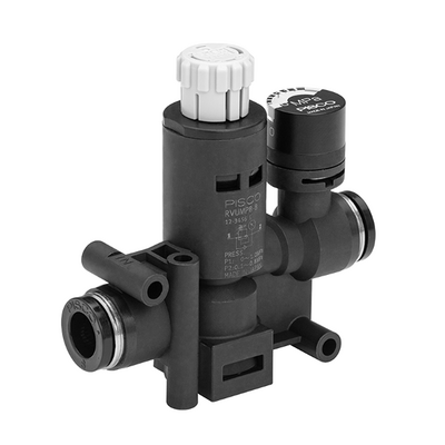 PISCO REGULATOR 1/4" OD TUBE UNION, GAUGE (NEW STYLE)