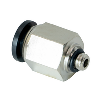 FLOFLEX COMPOSITE PUSH-IN PNEUMATIC FITTING, 6MM TUBE X M5 MALE REDUCER