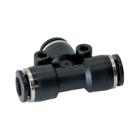 FLOFLEX COMPOSITE PUSH-IN PNEUMATIC FITTING, 6MM TUBE UNION TEE