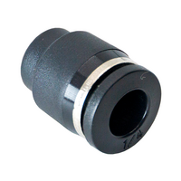 FLOFLEX COMPOSITE PUSH-IN PNEUMATIC FITTING, 1/4" TUBE CAP