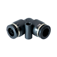 FLOFLEX COMPOSITE PUSH-IN PNEUMATIC FITTING, 5/16" TUBE UNION 90 DEGREE ELBOW