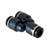 FLOFLEX COMPOSITE PUSH-IN PNEUMATIC FITTING, 1/4" TUBE UNION "Y"