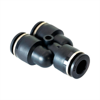 FLOFLEX COMPOSITE PUSH-IN PNEUMATIC FITTING, 3/8" TUBE UNION "Y"