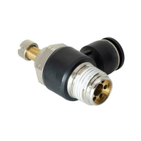 FLOFLEX COMPOSITE FLOW CONTROL, 1/2" TUBE X 1/2" NPT MALE REDUCER METER OUT - KNOB ADJUSTMENT