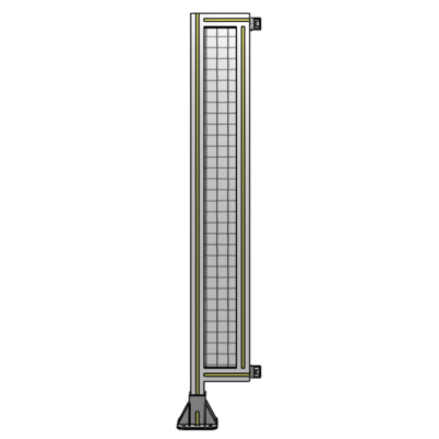 SINGLE PANEL-LEG ON LEFT WITH HINGES 1400MM X 200MM  1" MESH, FULLY ASSEMBLED