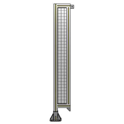 SINGLE PANEL-LEG ON LEFT WITH TIE PLATES AND ANGLE 1400MM X 200MM  1" MESH, AS A KIT