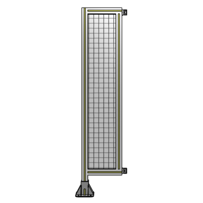SINGLE PANEL-LEG ON LEFT WITH HINGES 1400MM X 300MM  1" MESH, FULLY ASSEMBLED