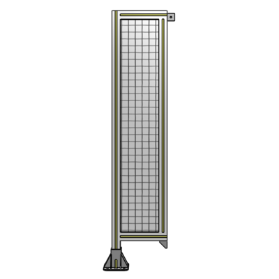 SINGLE PANEL-LEG ON LEFT WITH TIE PLATES AND ANGLE 1400MM X 300MM  1" MESH, AS A KIT