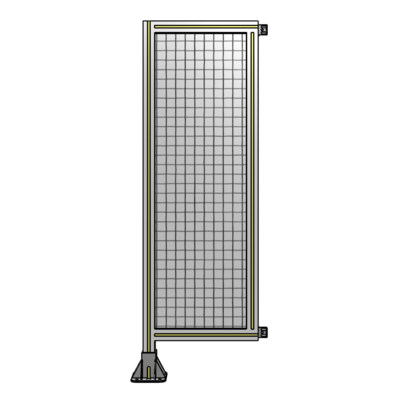 SINGLE PANEL-LEG ON LEFT WITH HINGES 1400MM X 450MM  1" MESH, FULLY ASSEMBLED