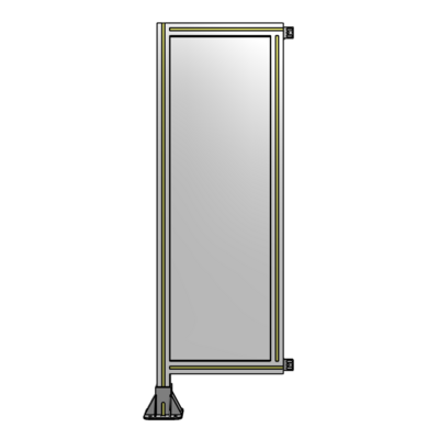 SINGLE PANEL-LEG ON LEFT WITH HINGES 1400MM X 450MM  1/4" POLYCARBONATE, AS A KIT