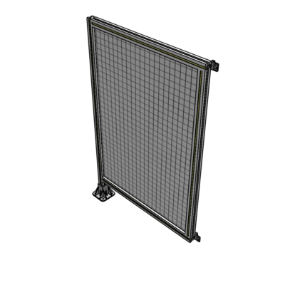 A1-1400-0900-0150-HYMFK SINGLE PANEL-LEG ON LEFT WITH HINGES 1400MM X 900MM  1" MESH, AS A KIT