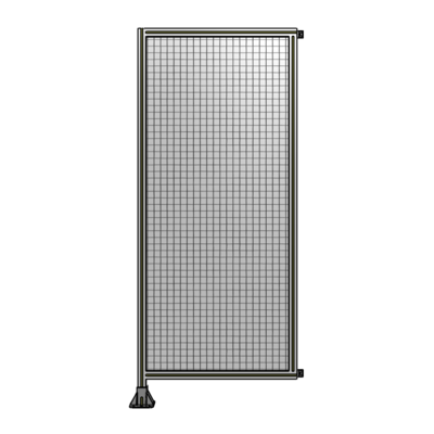 SINGLE PANEL-LEG ON LEFT WITH HINGES 2135MM X 900MM  1" MESH, AS A KIT