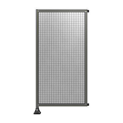 SINGLE PANEL-LEG ON LEFT WITH HINGES 2135MM X 1050MM  1" MESH, FULLY ASSEMBLED