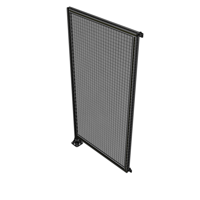 A1-2135-1050-0150-HYMFK SINGLE PANEL-LEG ON LEFT WITH HINGES 2135MM X 1050MM  1" MESH, AS A KIT