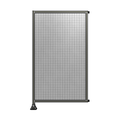 SINGLE PANEL-LEG ON LEFT WITH HINGES 2135MM X 1200MM  1" MESH, AS A KIT