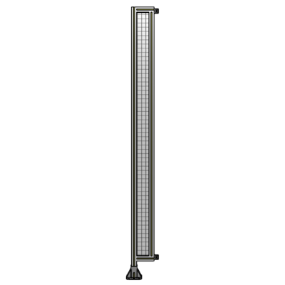 SINGLE PANEL-LEG ON LEFT WITH HINGES 2400MM X 200MM  1" MESH, AS A KIT