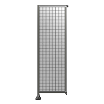SINGLE PANEL-LEG ON LEFT WITH TIE PLATES AND ANGLE 2400MM X 750MM  1" MESH, AS A KIT
