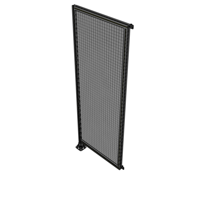 A1-2400-0900-0150-HYMFK SINGLE PANEL-LEG ON LEFT WITH HINGES 2400MM X 900MM  1" MESH, AS A KIT