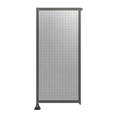 SINGLE PANEL-LEG ON LEFT WITH TIE PLATES AND ANGLE 2400MM X 1050MM  1" MESH, AS A KIT
