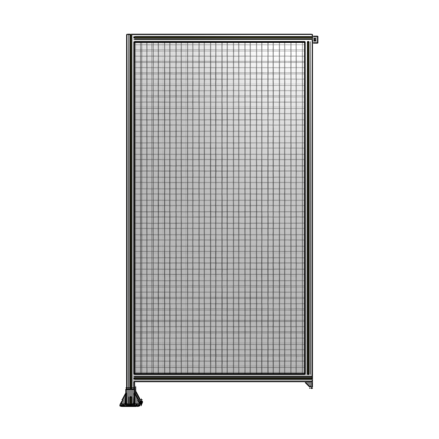 SINGLE PANEL-LEG ON LEFT WITH TIE PLATES AND ANGLE 2400MM X 1200MM  1" MESH, AS A KIT