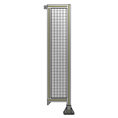 SINGLE PANEL-LEG ON RIGHT WITH TIE PLATES AND ANGLE 1400MM X 300MM  1" MESH, AS A KIT