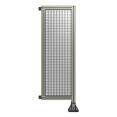 SINGLE PANEL-LEG ON RIGHT WITH HINGES 1400MM X 450MM  1" MESH, FULLY ASSEMBLED