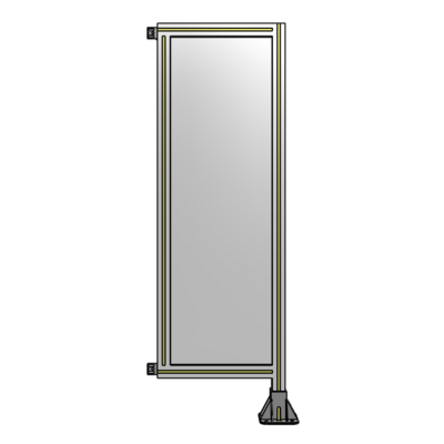 SINGLE PANEL-LEG ON RIGHT WITH HINGES 1400MM X 450MM  1/4" POLYCARBONATE, AS A KIT