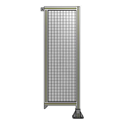 SINGLE PANEL-LEG ON RIGHT WITH TIE PLATES AND ANGLE 1400MM X 450MM  1" MESH, AS A KIT