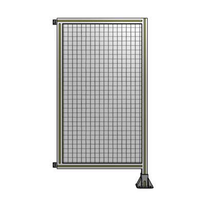 SINGLE PANEL-LEG ON RIGHT WITH HINGES 1400MM X 750MM  1" MESH, AS A KIT