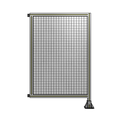 SINGLE PANEL-LEG ON RIGHT WITH HINGES 1400MM X 900MM  1" MESH, AS A KIT